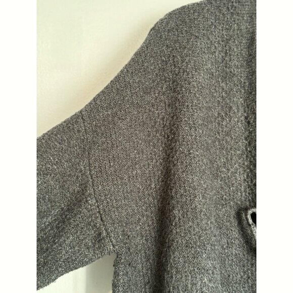 J Jill Women’s XL Gray Coatigan Long Sleeves Collared Heavyweight Capsule - Picture 6 of 10